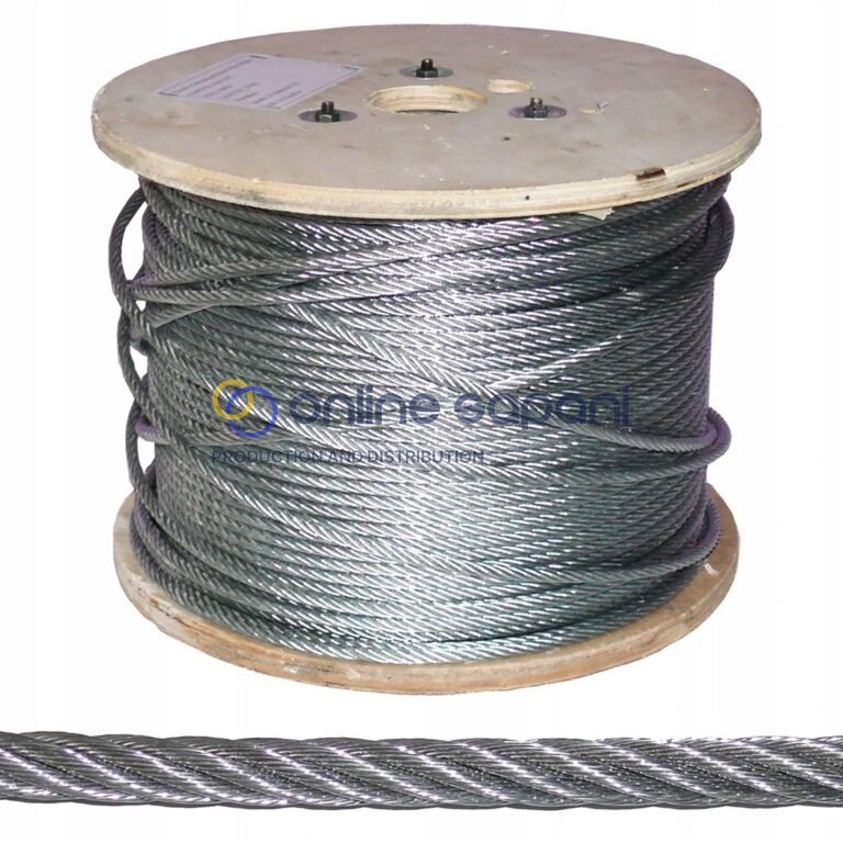 Стоманени въжета 6x19W-FC